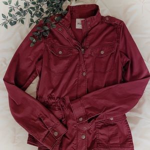 Maroon Army Jacket